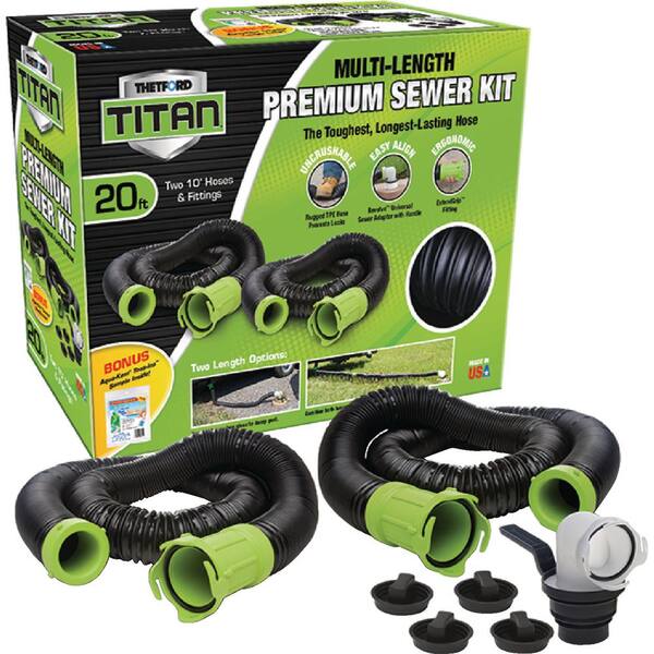 THETFORD Titan 20 ft. Premium RV Sewer Kit System