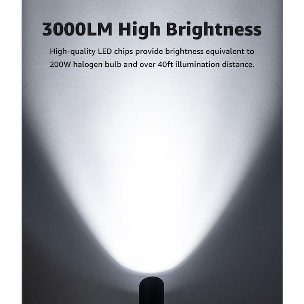 Oyezvary 30W LED Outdoor Spotlight with Photocell Sensor, 5000K
