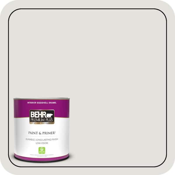 BEHR PREMIUM PLUS 1 qt. #MQ3-04 Quiet on the Set Eggshell Enamel Low Odor Interior Paint & Primer