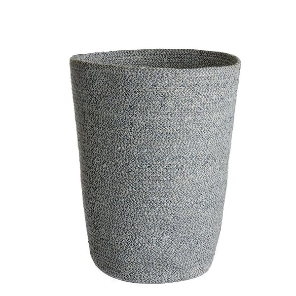 Design Ideas Melia Slate Jute Wastecan