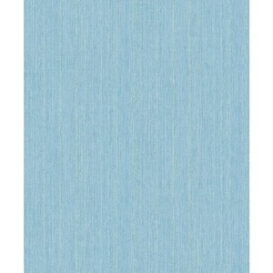 Christabel Blue Stria Vinyl Strippable Wallpaper (Covers 57.8 sq. ft.)