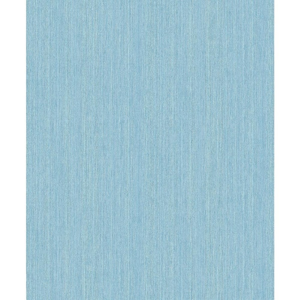 Advantage Christabel Blue Stria Vinyl Strippable Wallpaper (Covers 57.8 sq. ft.)