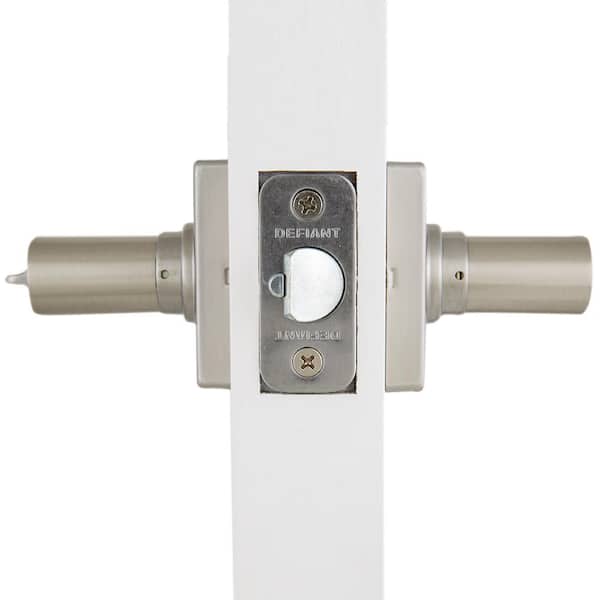 Defiant Tonebridge Satin Nickel Keyed Entry Door Lever with