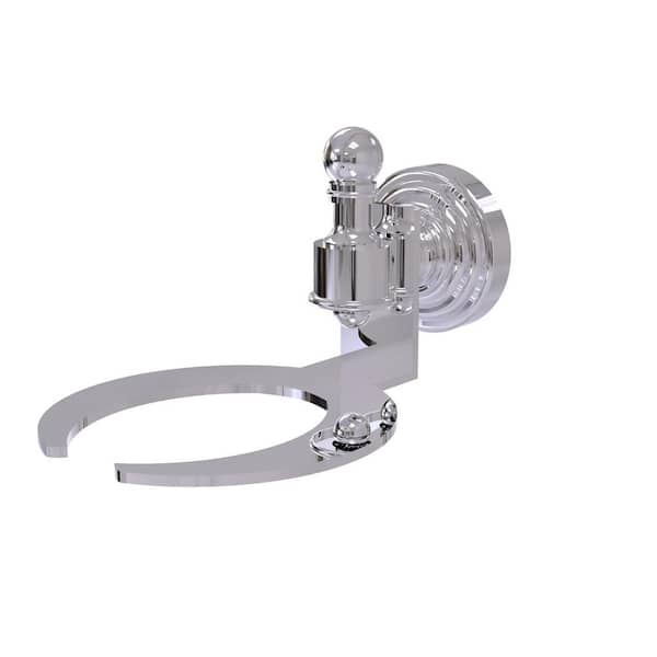 Allied Brass Retro-Wave Collection Wall Mounted Standard Soap Holder in Polished Chrome
