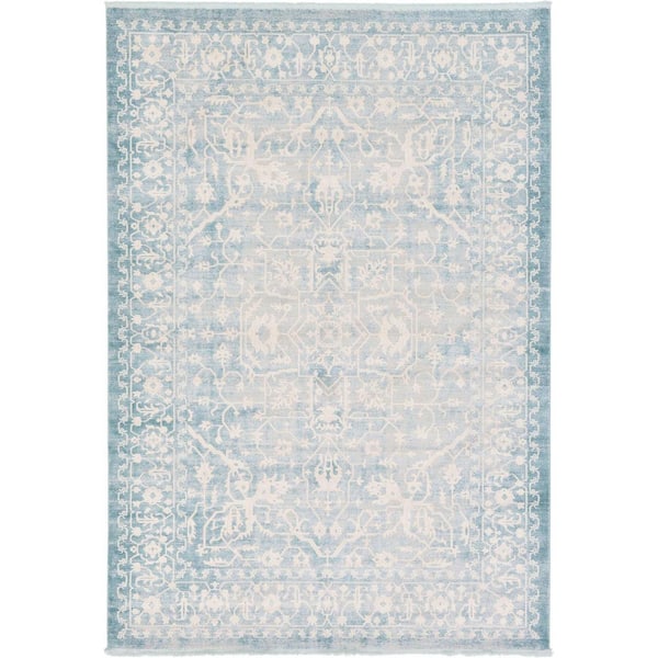 Unique Loom New Classical Olympia Blue 8' 0 x 11' 4 Area Rug