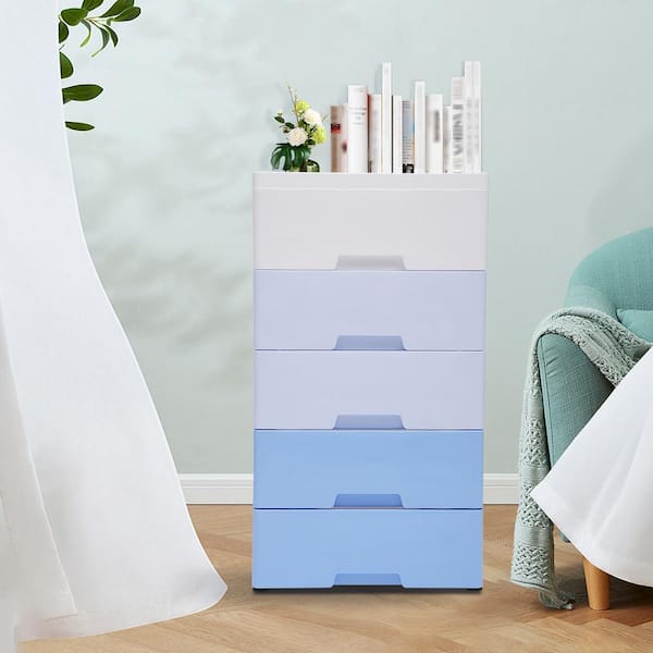 CupboardStore™ 5-piece Blue In-cupboard Storage Container Set