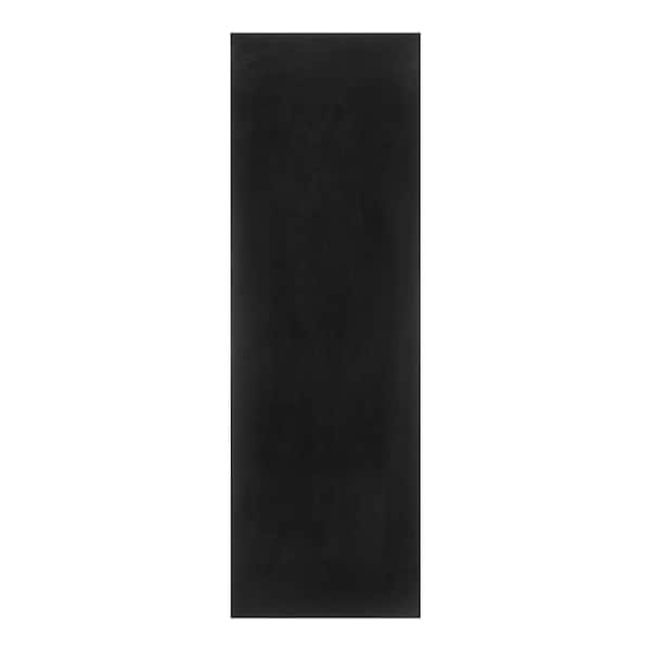 Everbilt Decorative Wall Shelf 10 in. x 24 in. Black Shelf