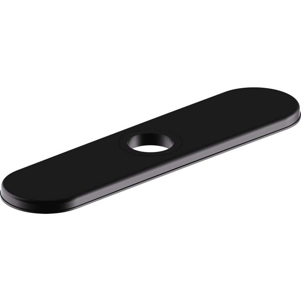 10 in. x 3 in. 3-Hole Zinc Deck Plate/Escutcheon Matte Black Covering price history on PriceWatchPro