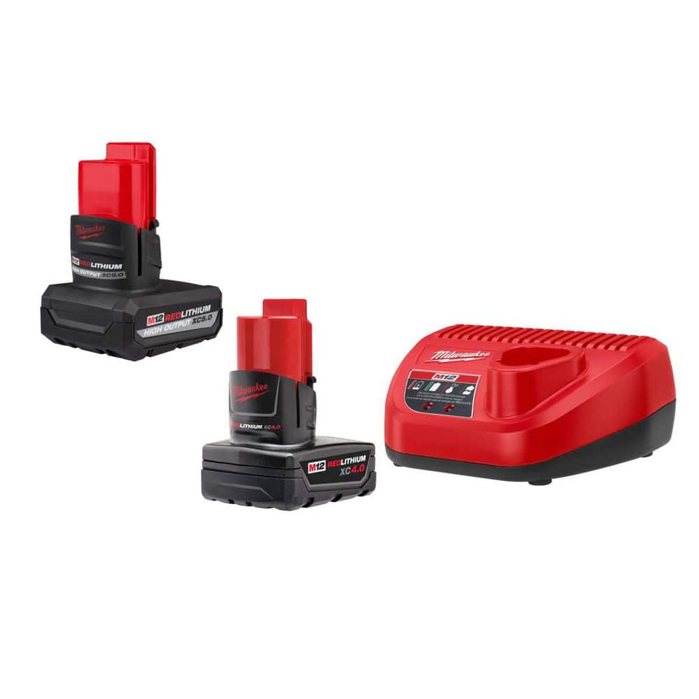 M12 12-Volt Lithium-Ion XC High Output 5.0 Ah Battery Pack, and 4. 0AH Starter Kit price history on PriceWatchPro