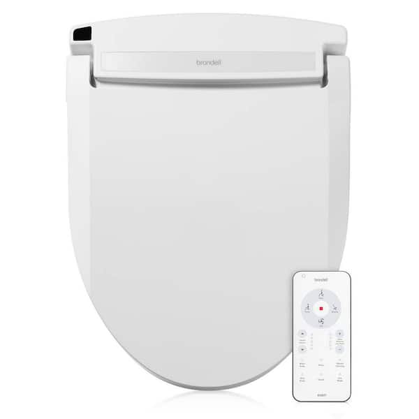 Swash Select EM617 Electric Bidet Seat for Elongated Toilets in White with Warm Air Dryer