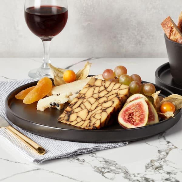 STONE LAIN Stone Lain Celina 32-Piece Black Matte Dinnerware Set
