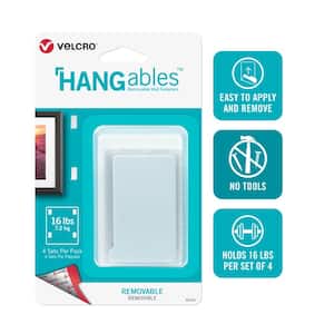HANGables Removable Wall Fasteners 3 in. x 1-3/4 in. Strips (4-Count)