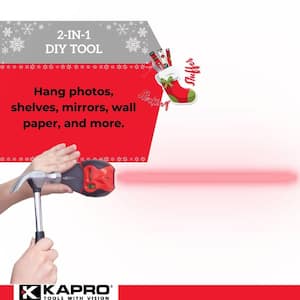 Pro Laser Nail Gripper Line Laser with Nail and Screw Grip