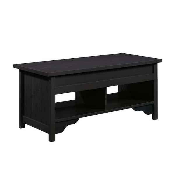 SAUDER Dawson Trail 43.150 in. Raven Oak Rectangle Composite Coffee Table with Lift-Top