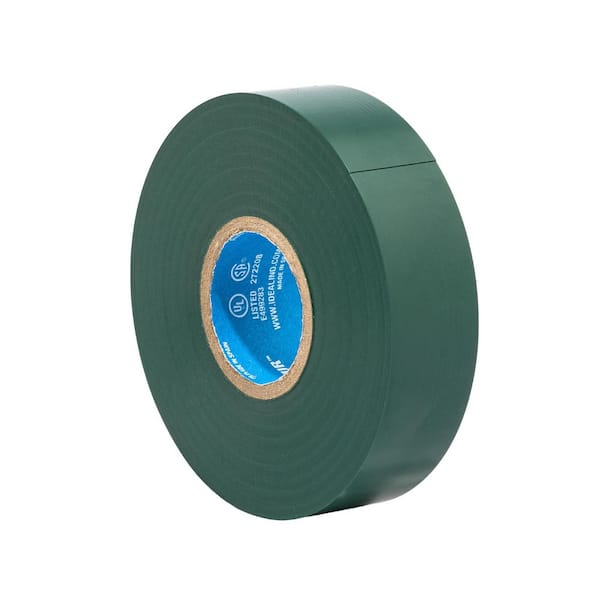 Wire Armour 3/4 in. x 66 ft. Premium Vinyl Tape, Green (10-Pack)