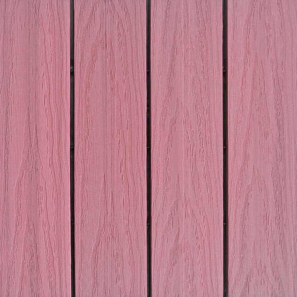 NODEL design × 38explore miyabi wood NewTechWood UltraShield Naturale 1 ft. x 1 ft. Quick Deck