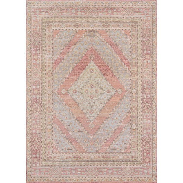 Momeni Isabella Pink 4 ft. x 6 ft. Indoor Area Rug