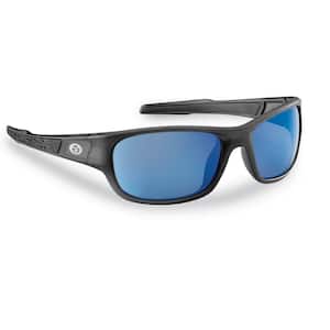 Men's Aviator Sunglasses with Mirrored Polarized Lenses - All In Motion™  Blue