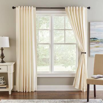 72 in. - 144 in. Mix and Match Telescoping 1 in. Single Curtain Rod in Oil-Rubbed Bronze