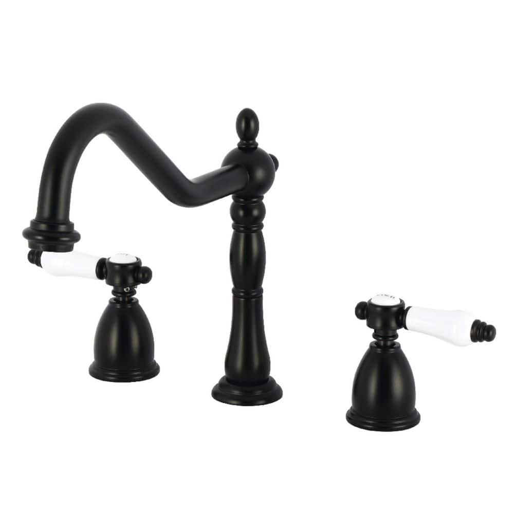 Bel-Air 2-Handle Deck Mount Standard Kitchen Faucet in Matte Black price history on PriceWatchPro