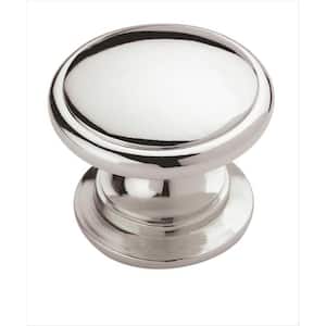 Allison Value 1-1/4 in. (32 mm) Dia Polished Chrome Round Cabinet Knob (10-Pack)