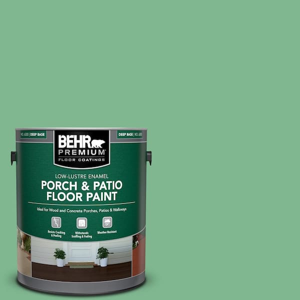 BEHR PREMIUM 1 gal. #BIC-40 Veiled Chameleon Low-Lustre Enamel Interior/Exterior Porch and Patio Floor Paint