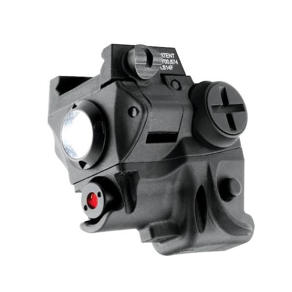 iProtec 60-Lumen LED Light and Adjustable 5mW 635nm Red Laser Combo for Rail-Equipped Compact and Subcompact Pistols