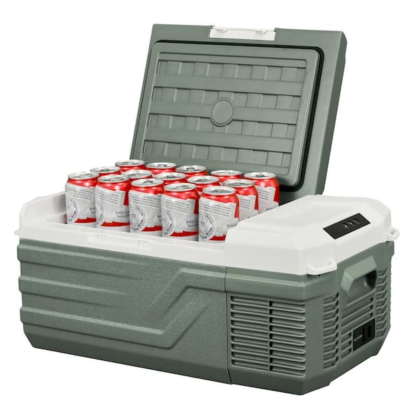 Alpicool 16 Qt. Portable Car Refrigerator 12 Volt Electric Cooler Freezer -4°F to 68°F Compressor Fridge Chest Cooler