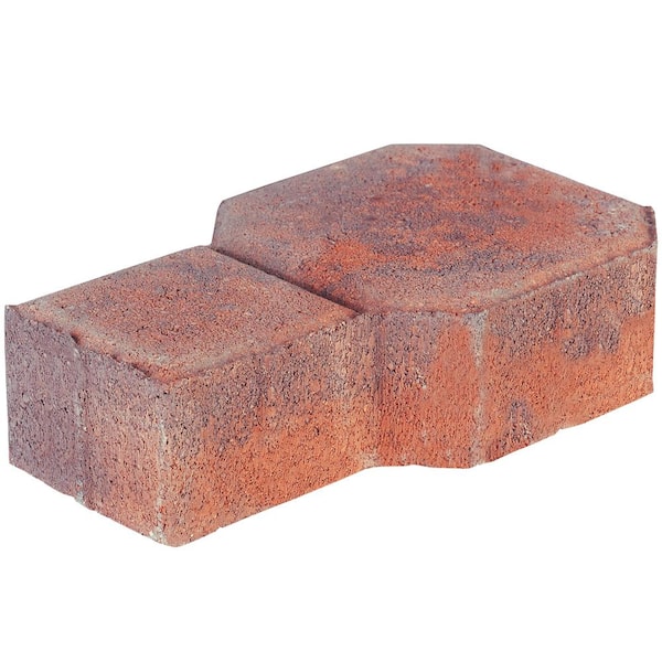 Decorastone 9.06 in. L x 5.51 in. W x 2.36 in. H Antq Terra Cotta Concrete Paver (350 Pieces/100 sq. ft. /Pallet)