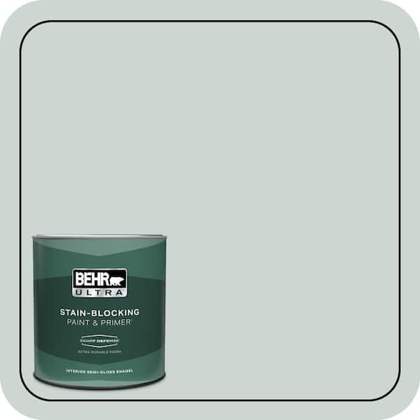 BEHR ULTRA 1 qt. #MQ3-21 Breezeway Extra Durable Semi-Gloss Enamel Interior Paint & Primer