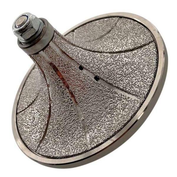 2 in. Demi Bullnose Diamond Hand Profile Wheel forNatural Stones High Speed Steel 1-Piece Only 5/8 in. 11 Threaded Arbor