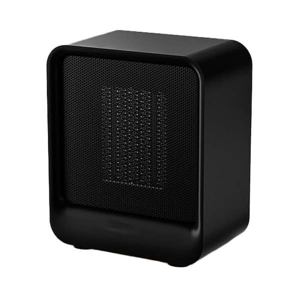 500W Indoor Electric Space Heater w PTC Fast Heating, Overheating and Tip-Over Protection, Portable for Office Camping