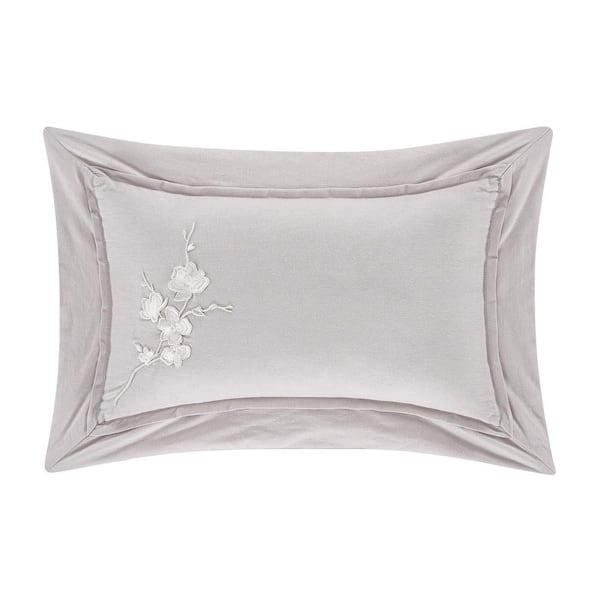 Unbranded Cherie Grey Boudoir Decorative Throw Pillow
