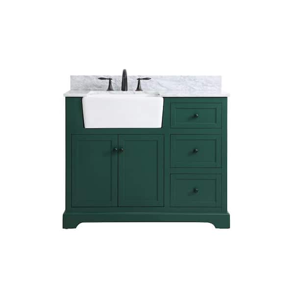 Unbranded Timeless Home 32 in. W x 19 in. D x 34 in. H Bath Vanity in Expresso with Ivory White Top