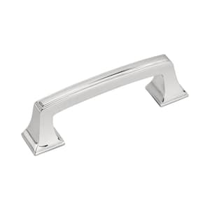 Mulholland 3 in. (76mm) Traditional Polished Chrome Arch Cabinet Pull