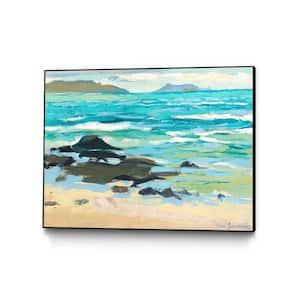 "Hawaii 5.0" by Ron Simpkins Framed Abstract Wall Art Print 32 in. x 24 in.