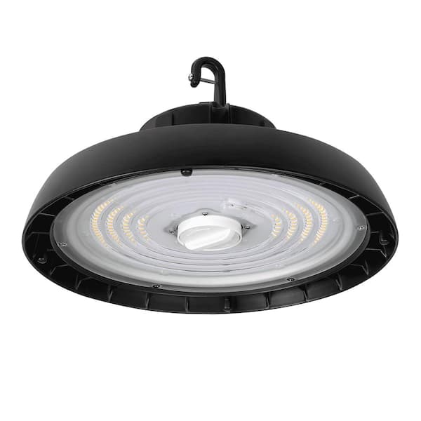 Metalux UHBS Black LED Round High Bay with Sel. 12/15/18000 Lumens and CCT 4/5K