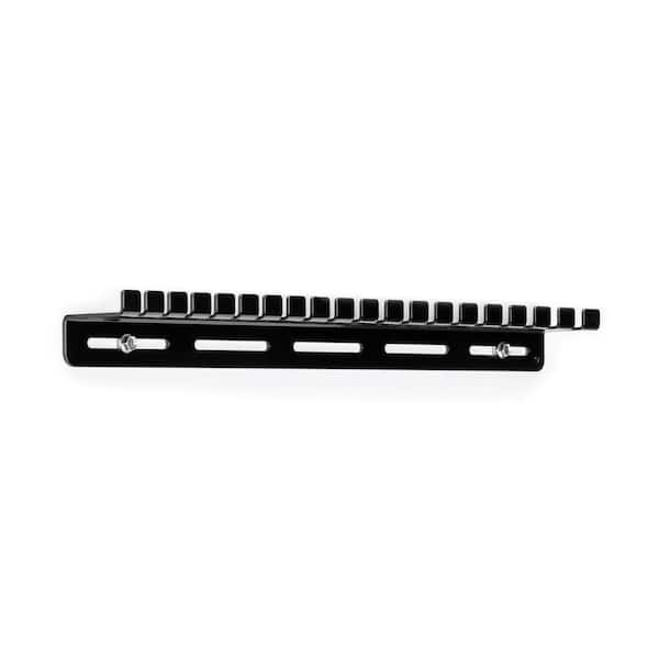 TEKTON 19-Tool Combination Wrench Wall Hanger in Black