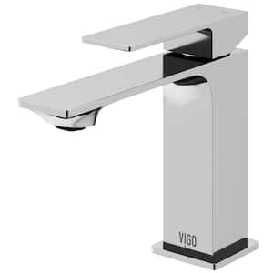 Dunn Single Handle Single-Hole Bathroom Faucet in Chrome