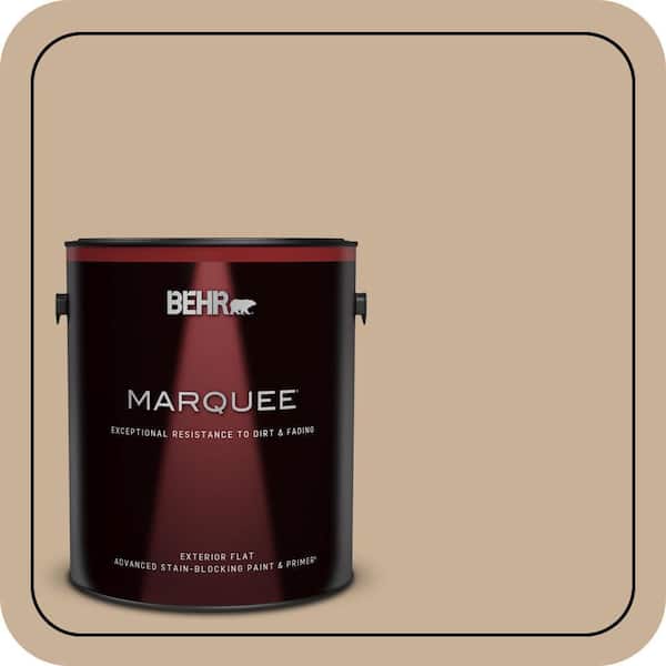 BEHR MARQUEE 1 gal. #MQ2-46 Basswood Flat Exterior Paint & Primer