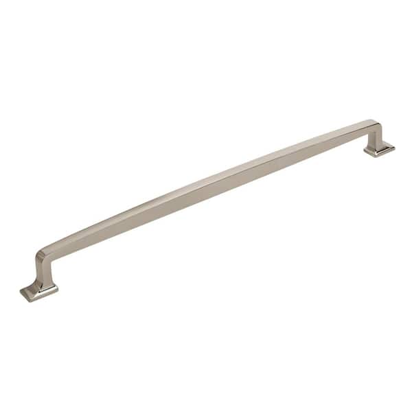 Amerock Westerly 18 in. (457mm) Modern Polished Nickel Arch Appliance Pull
