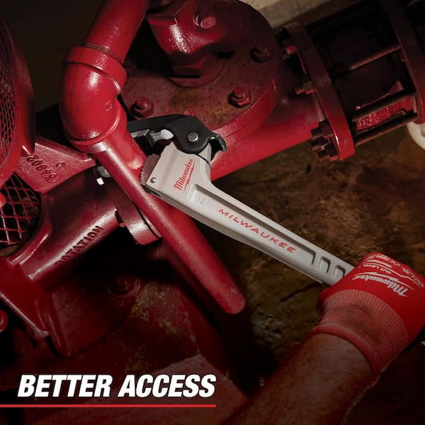 18 in. Self-Adjusting Aluminum Pipe Wrench