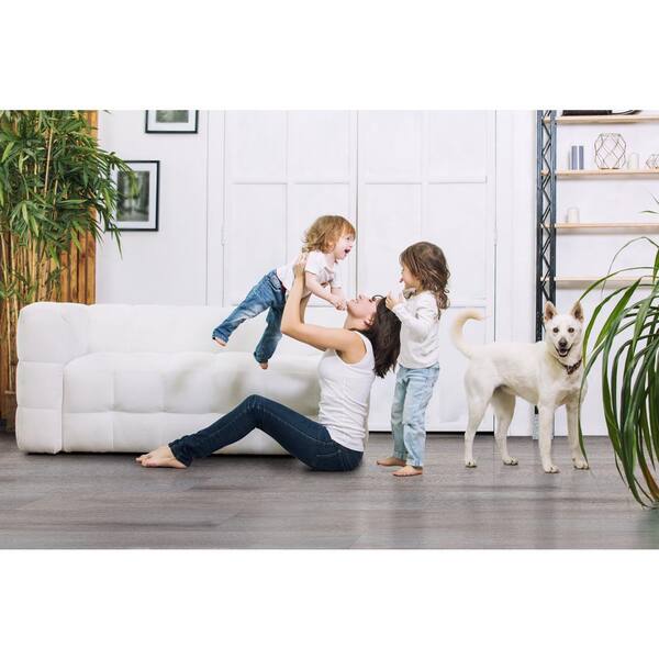 Lifeproof Collins Drive Oak Waterproof Hybrid Resilient Flooring - 9.4 in. x 48 in.