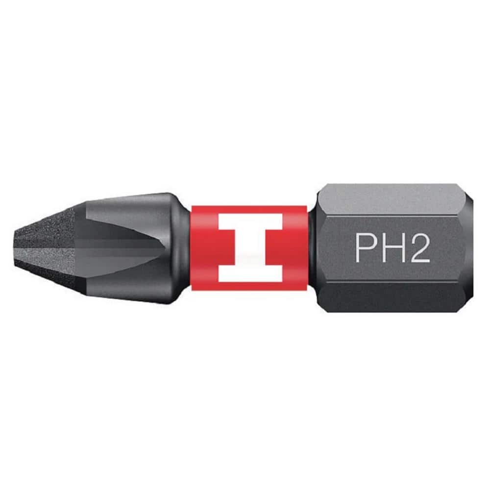10 WERA 25mm IMPAKTOR PH2 PHILLIPS 2 Diamond Impact Drill Driver Screwdriver Bit 