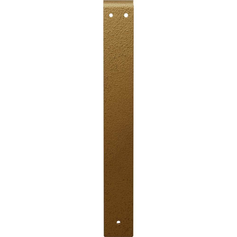 Hammered Gold Traditional 16" Steel Bracket for Shelving & Countertops