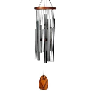 Signature Collection, Magical Mystery Chimes, 24 in. Calypso Island Silver Wind Chime MMCI