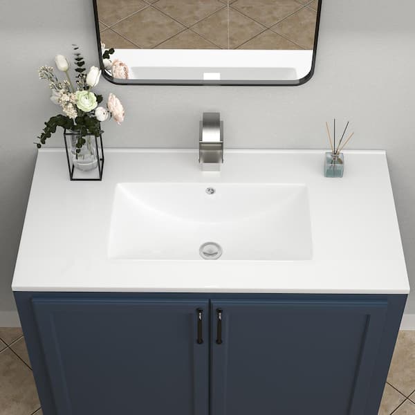 tomo18　36サイズ Logmey 36 in. W x 18 in. D Ceramic Porcelain Rectangular Single