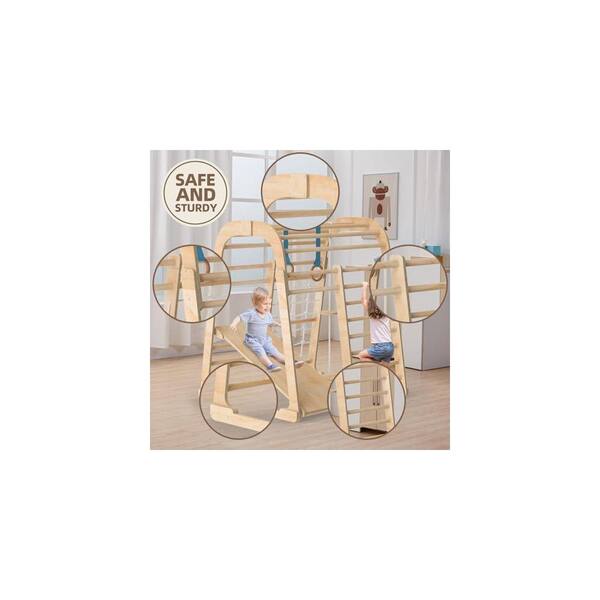 Montessori Indoor Playground Jungle Gym for Kids, Freestanding Montessori Indoor Playground Jungle Gym for Kids, Freestanding