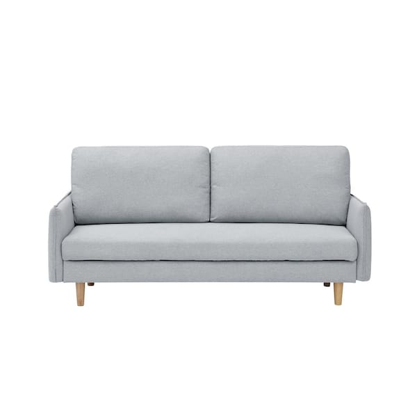Unbranded 71.56 in. Modern Grey Linen Storage Sofa Multifunctional Folding Living Room Sofa Bed Furniture