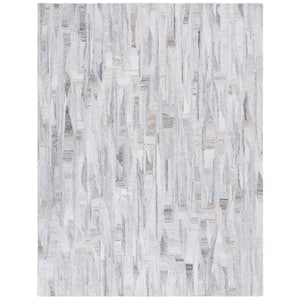 Abstract Beige/Brown 8 ft. x 10 ft. Abstract Geometric Area Rug
